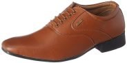 Bata Bloom E Mens Formal Lace-Up Shoes In Tan Size- 7
