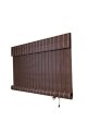 Mr.Chickwala Light Filtering & Cooling Pvc Exterior & Interior Window Blind For Balcony And Outdoor Area – Sun Shade, Heat Reducing, Rain Resistant Choclate Brown 6 (3Feet X 7Feet)