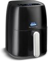 Kent Digi Plus Air Fryer 4L & 1300W | Fry, Grill, Roast & Bake | Digital Display & Touch Control Panel | Rapid Heating | 80% Less Oil Usage | High Temperature & Uniform Heating | Black Air Fryer(4 L)