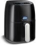 Kent Digi Plus Air Fryer 4L & 1300W | Fry, Grill, Roast & Bake | Digital Display & Touch Control Panel | Rapid Heating | 80% Less Oil Usage | High Temperature & Uniform Heating | Black Air Fryer(4 L)