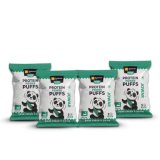 Sundowner Foods Jowar Puffs | Roasted Healthy Snack | High Protein | No Maida | Millet-Based Snack(30Gm,Pack Of 4)