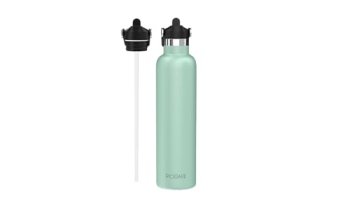 Rioware® Riotuff Insulated Water Bottle 1000Ml Stainless Steel Leak Proof 24 Hours Hot And Cold For School,Office,Gym, Sports, Hiking, Trek, Travel For Men & Women Matt Finish(Green)