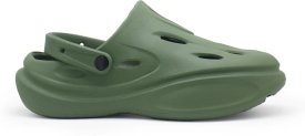 Action Cool-1006 Trendy Comfortable Lightweight Breathable Casual Slip-On Men Sandals(Green , 10)
