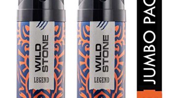 Wild Stone Legend Deodorants For Men, Long Lasting Masculine Body Spray, Pack Of 2 (225Ml Each)