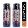 Wild Stone Legend Deodorants For Men, Long Lasting Masculine Body Spray, Pack Of 2 (225Ml Each)