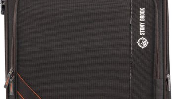 Stony Brook By Nasher Miles Thunder Soft-Sided Polyester Check-In Luggage Brown 28 Inch |75 Trolley Bag Expandable  Check-In Suitcase 8 Wheels – 28 Inch