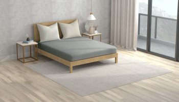 Raymond Home King Size Fitted Polyster Waterproof Mattress Cover(198 Cm X 183 Cm, Grey)