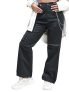 Tokyo Talkies Women High-Rise Cargos Trousers Black