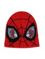 Yellow Bee Marvel Spider Man 3D Motion Effect Patch Winter Hat-For Boy’S Red & Black