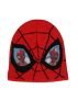 Yellow Bee Marvel Spider Man 3D Motion Effect Patch Winter Hat-For Boy’S Red & Black