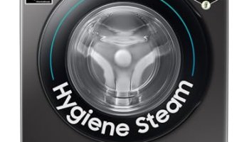 Samsung 8 Kg, 5 Star, Ai Control, Ai Eco Bubble, Wi-Fi, Digital Inverter, Motor, Fully-Automatic Front Load Washing Machine (Ww80T504Dax1Tl, Hygiene Steam, Inox)