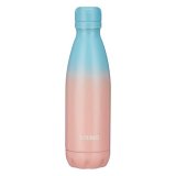 Amazon Brand – Solimo Stainless Steel Insulated Cola Dual Colour Bottle (500Ml) | Superior Durability | 100% Food-Safe | Leak Proof | Bpa-Free Cap (Blue & Pink)