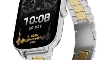 Vibez Majestic Luxury Smartwatch For Women & Men – Stainless Steel Strap, 1.83″Display, High Resolution, 60 Sports Modes,100+ Watch Faces, Long Battery & Bluetooth Calling Smart Watch For Women & Men