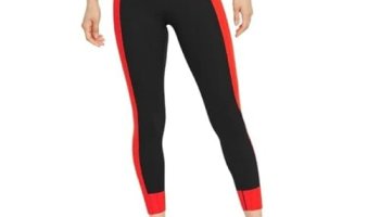 Nike-As W Nk One Lx Df Icnclsh Mr 7-Black/Chile Red/Clear-Dd4695-011-S