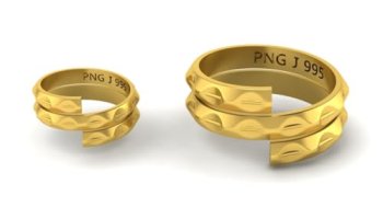 Png Jewellers 1.5 Gram Vedhani Gold Coin 24 Kt (995)