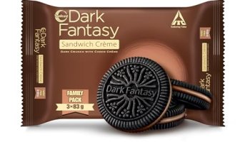 Sunfeast Dark Fantasy Choco Creme Dark Crunch With Smooth Creme, 249 G/ 277.5 G