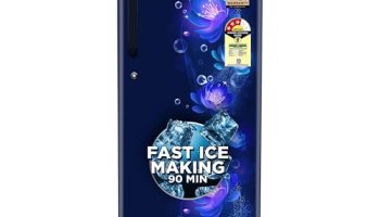 Midea 190 L 3 Star Direct Cool Refrigerator (Mrd190D3Hpcb, Blue, Flower, 2025 Model)