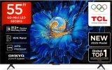 Tcl 139 Cm (55 Inch) Ultra Hd (4K) Mini Led Smart Google Tv 2025 Edition With High Hdr Brightness | 312+ Dimming Zones | Aipq Processor | Dolby Vision- Atmos 40 W | Onkyo 2.1 Hi-Fi System | Imax Enhanced(55C6Ks)