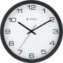 Titan Analog 30 Cm X 30 Cm Wall Clock(Black, With Glass, Standard)