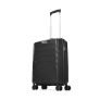 Aristocrat Cabin Polycarbonate (Pc) Chroma 55 Cm(Small) 8 Wheels Double Spinner Trolley Bags For Travel Hard Case Luggage, Lightweight Bag, Suitcase With Combination Lock & 7 Years Warranty (Black)
