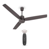 Havells Fab Bldc Ceiling Fan 1200Mm, 380 Rpm, Savings Upto 65%, Reverse Rotation, 4 Modes (Boost, Sleep, Breeze, Mop), Low Wattage 30W, Low Noise, Air Flow:225 Cmm, 3 Year Warranty, Cocoa Brown