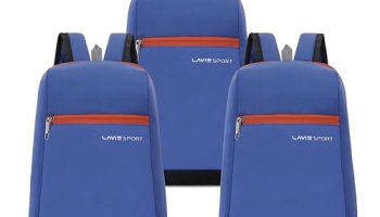 Lavie Sport Sprinter 11 Litres Daypack | 1.5 Compartment Unisex Casual Backpack For Boys & Girls (Pack Of 3)