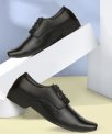 Bata Bata Men’S Black Derby Shoes | Classic Formal Footwear | Durable & Comfortable Derby For Men(Black , 7)