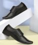 Bata Bata Men’S Black Derby Shoes | Classic Formal Footwear | Durable & Comfortable Derby For Men(Black , 7)