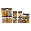 Steelo 12 Pcs Pet Container Set – 300Ml X 4, 600Ml X 4, 1200Ml X 4 (Solitaire)