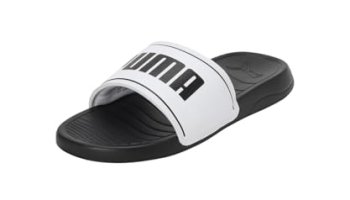 Puma Unisex-Adult Slide Max Black-White Slide Sandal – 8 Uk (39453702)