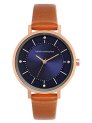French Connection Leather Analog Blue Dial Women’S Watch-Fcn00010E