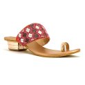 Khadim’S Pink Block Heel Slip On Sandal For Women (5680135)