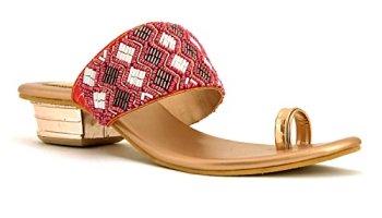 Khadim’S Pink Block Heel Slip On Sandal For Women (5680135)