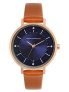 French Connection Leather Analog Blue Dial Women’S Watch-Fcn00010E
