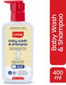 Luvlap Baby Wash & Shampoo -400Ml With Chamomile, Oatmeal & Shea Butter, Paraben Free(400 Ml)
