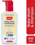 Luvlap Baby Wash & Shampoo -400Ml With Chamomile, Oatmeal & Shea Butter, Paraben Free(400 Ml)