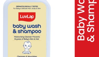 Luvlap Baby Wash & Shampoo -400Ml With Chamomile, Oatmeal & Shea Butter, Paraben Free(400 Ml)