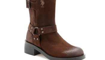 U.S Polo Assn. Womens Sabrina Engineer Boots – (Uk3) (Us4) (1Fd24985K06)