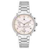 Tommy Hilfiger Quartz Multifunction Peach Dial Stainless Steel Strap Casual Watch For Women_Th1782488W