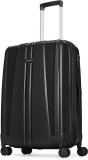 Aristocrat By Vip Invictus 65 – Hardbody Trolley Bag Jet Black Check-In Suitcase 8 Wheels – 26 Inch