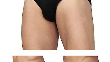 Levi’S Men’S Cotton Brief (Pack Of 3) (Pr81526_Dk. Grey Melange, Black, Navy_M_Multicolour_M)