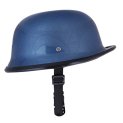 Sage Square German Retro Style World War Inspire Half Helmet (Blue Glossy) (Small) (Non-Motorized)