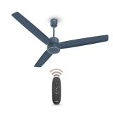 Havells Fab Bldc Ceiling Fan 1200Mm, 380 Rpm, Savings Upto 65%, Reverse Rotation, 4 Modes (Boost, Sleep, Breeze, Mop), Low Wattage 30W, Low Noise, Air Flow:225 Cmm, 3 Year Warranty, Denim Blue