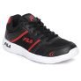 Fila Mens Blk/Rd Running Shoes 11010705 6, Black