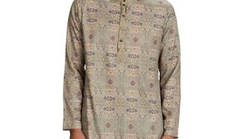 Amazon Brand – Symbol Men’S Mid Length Festive Kurta 37″_Sy-A23-Mna-Mkt-119_Green_2Xl