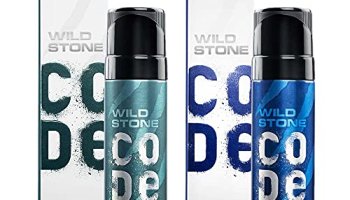 Wild Stone Code Steel And Titanium Long Lasting No Gas Body Perfume For Men, Pack Of 2 (150Ml Each) – Spray