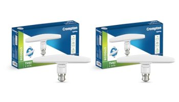 Crompton Twist – T Lamp, 10 W (Cool Day Light), Pack Of 2