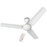 Bajaj Frore Turbo 1200 Mm Bldc Ceiling Fan For Home | Remote Control Operated | 5 Star Rated | Energy Saving | Lightweight Ceiling Fan | High Speed | Anti Corrosive Blacdes | 2 Year Warranty 【White】