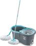 Prestige Alpha With 2 Microfiber Heads 360 Degree Spinner Mop Set(Grey, Blue)