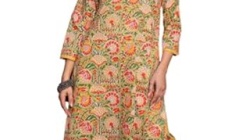 Fabnex Women Cotton Blend Kurta Set With Dupatta (K-47-Musterd-2Xl)